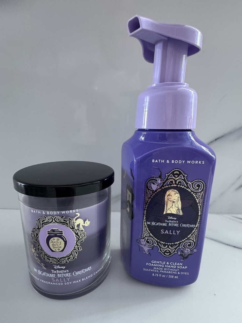 Bath & Body Works Sally Nightmare Before Christmas 2 PC Set